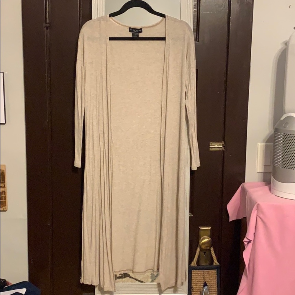 Long beige shawl